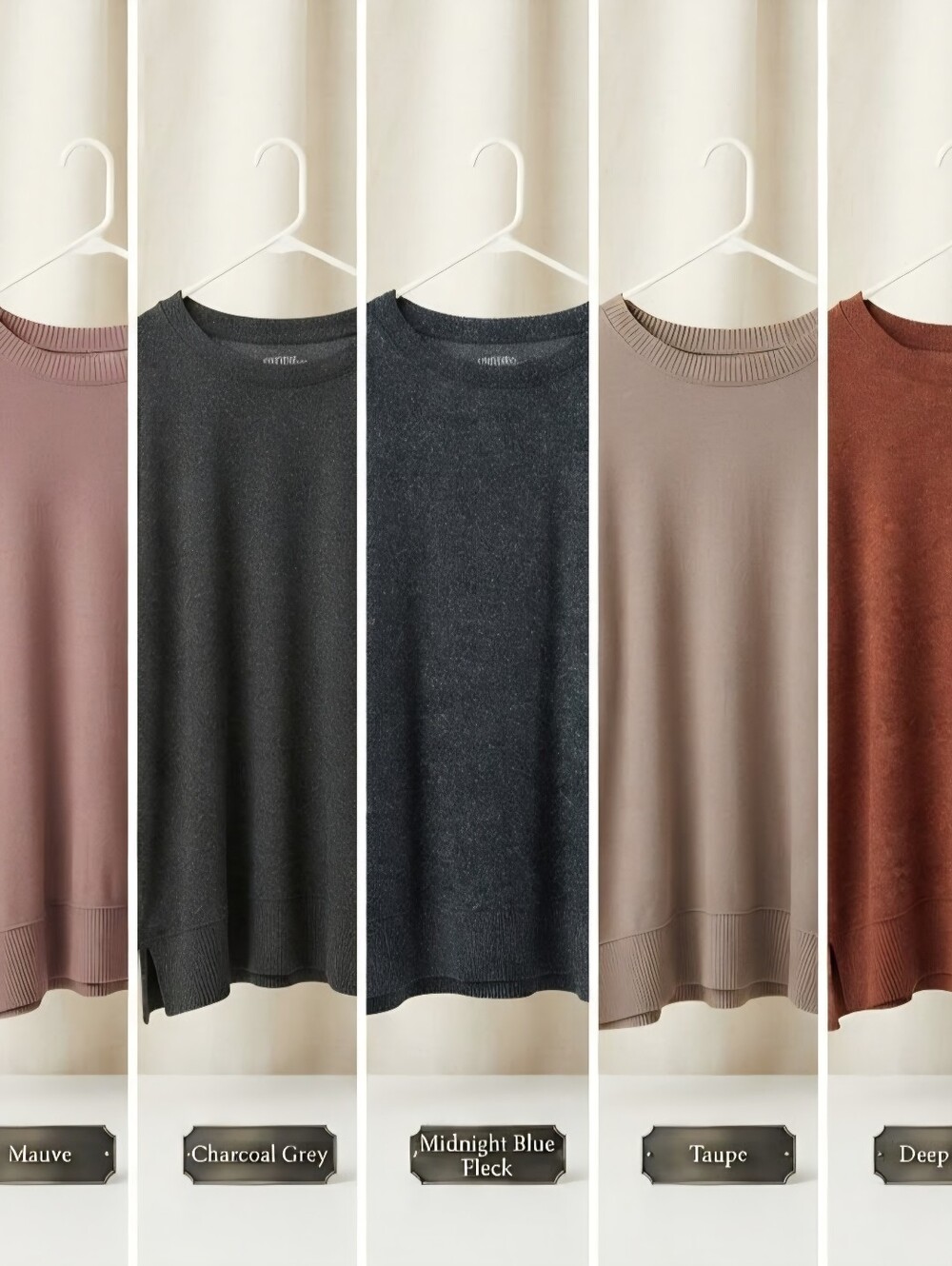 FIVE Crewneck for the price of $25,perfect for the FALL weather Women's Sweater